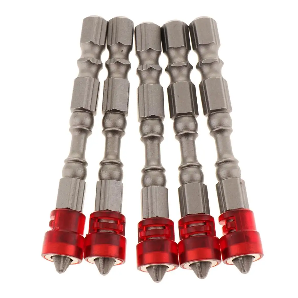 Stainless Steel Cross Head Screwdriver Bits Magnetic Phillips Hex Shank Double End for Electric Screwdriver Kit