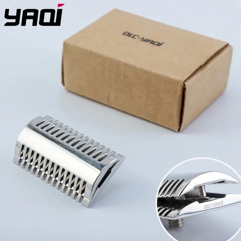 

YAQI 316 Stainless Steel Polished Mens Mellon Safety Razor Head For Cleaning Face Beard Solid Color High Quality Razor Accessory