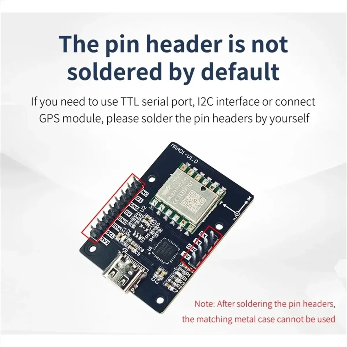 BoMaSROS 10- IMU Inertial Navigation Module AHRS Sensor With Accelerometer Gyroscope Magnetometer For