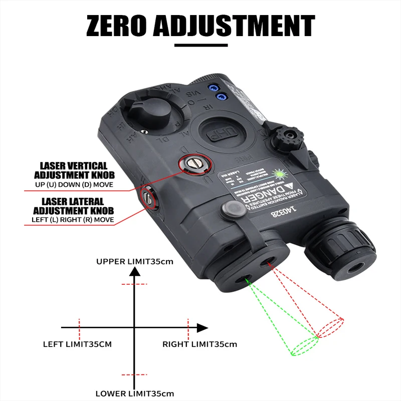 WADSN Tactical UHP PEQ-15 Red Green Blue Laser IR Fill Light White LED Lamp Fit 20mm Picatinny Hunitng Airsoft Scout Accessories