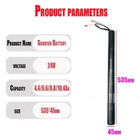 24V 4.4/6.6/8.8/10.4AH Lithium Battery Pack Carbon Fiber Scooter Electric Scooter Battery Pack