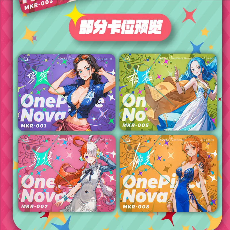 Nova 3 Tarjeta de colección de una pieza Doujin Booster Box Hobby CCG Tarjeta de juego SSP SSR Mesa rara Juguete Regalos