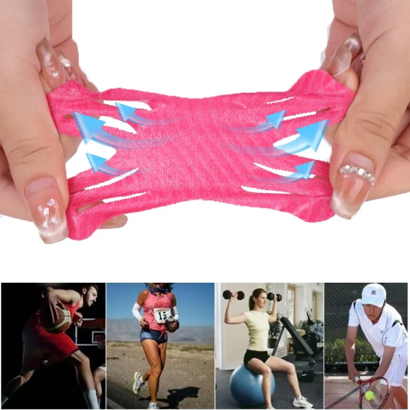 Kinesiology Tape Elastic Therapeutic Sports Tapes for Knee Shoulder and Elbow, Waterproof Athletic Physio Muscles Strips