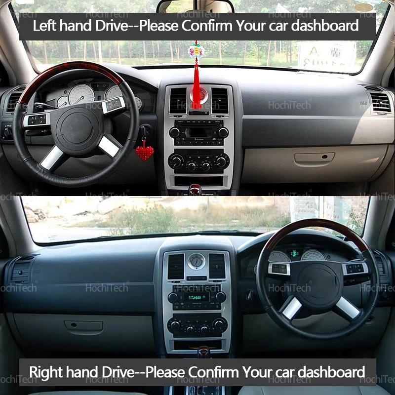 Für Chrysler 300C 2004-2010 LHD RHD Dashboard Abdeckung Pad Auto Liner Anti-UV Matte Sonnenschirm Dashmat Teppich Dash – Detail 6