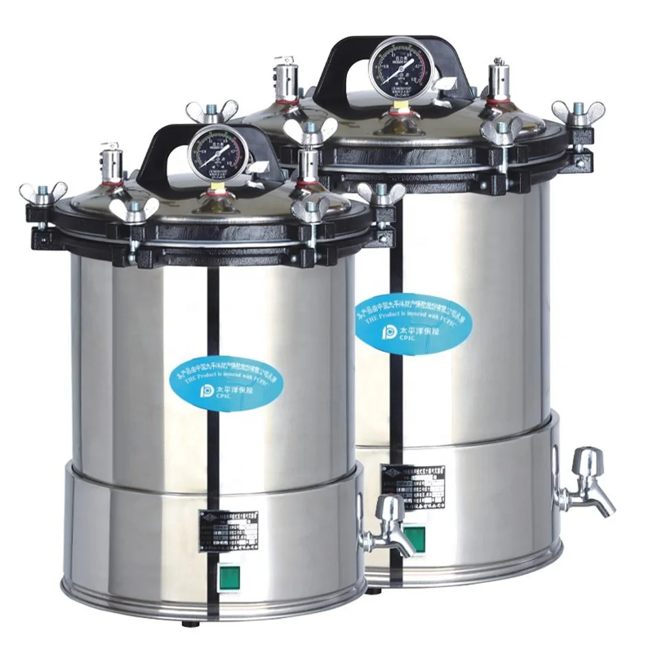 

WEIAI 18L 24L Stainless Steel Automatic Laboratory Medical Food Safe Portable Autoclave Steam Sterilizer YX-18LD YX-24LD
