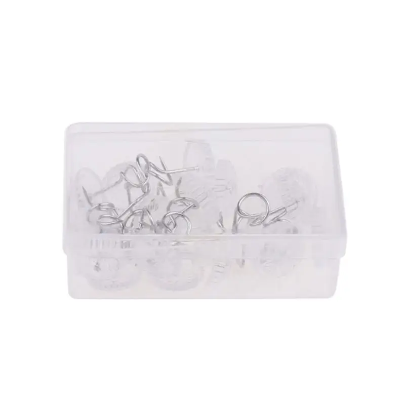 Sofa Twist Pins with Storage Box Set Clear for Head Fixer Fastener Upholstery for Fabric Furniture Fixing Tool