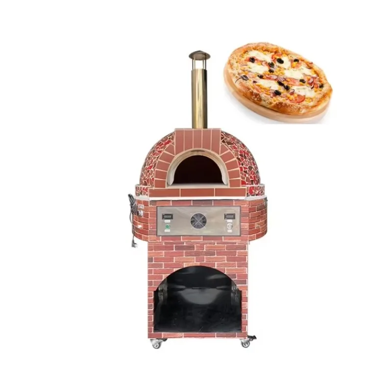 Custom Italian Traditional Dome Stone Kiln Pizza Oven Professional For Commercial Restaurant Catering Bakery Baking Use