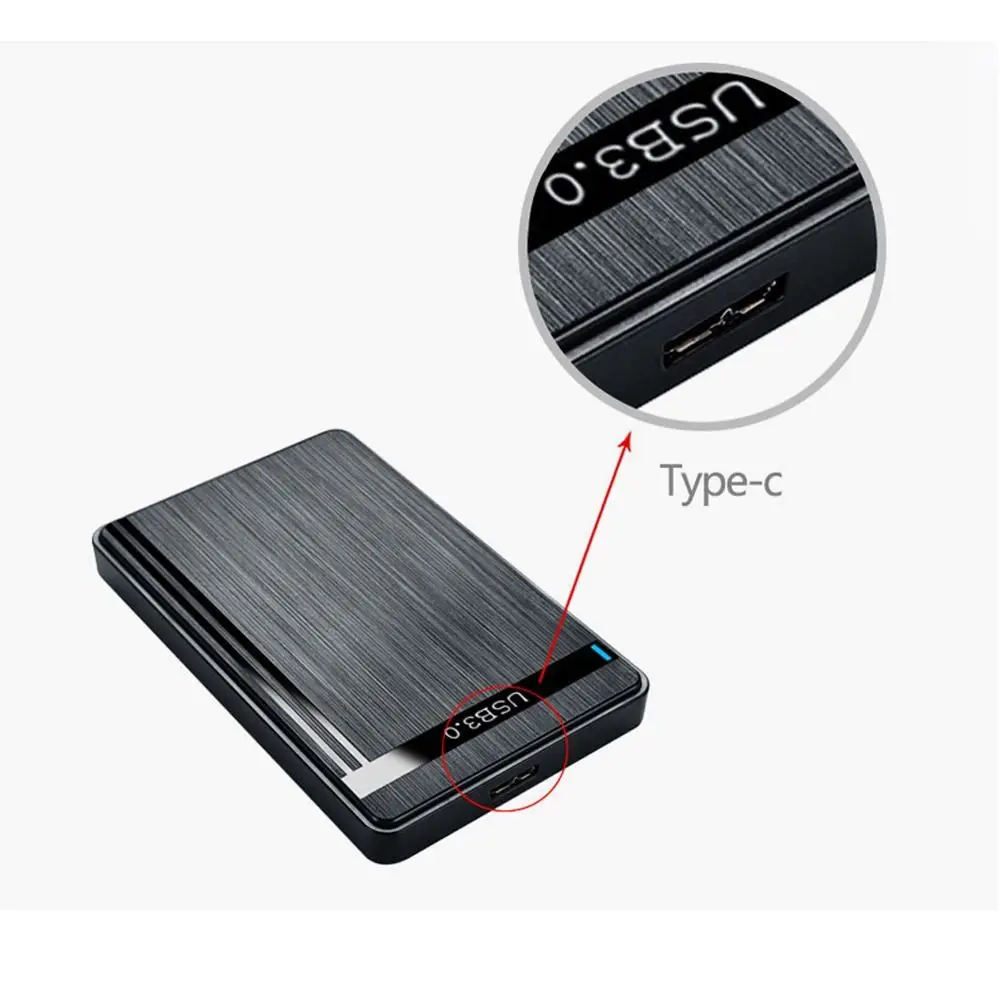 

Portable Storage Devices HDD Enclosure SATA 2.5 Inch Hard Disk Drive SSD Cover Box USB 3.1 External Mobile Hard Disk Case