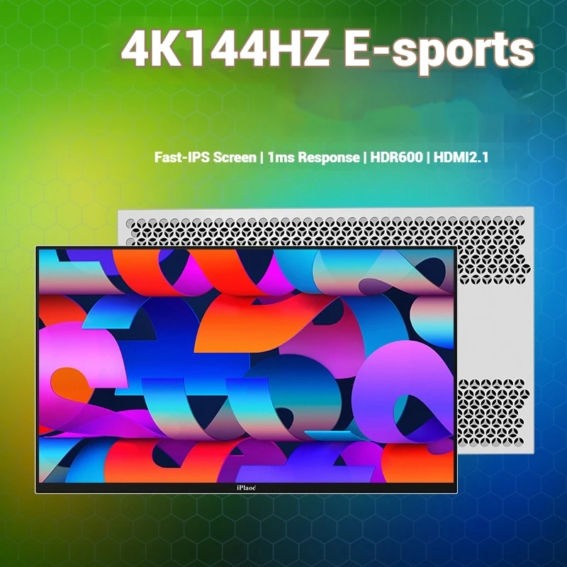 

27" 4K 144Hz Computer Monitor | HDR600 450cd/m² | Fast IPS Mirror Screen 1ms | No Base | Aluminum alloy metal material body