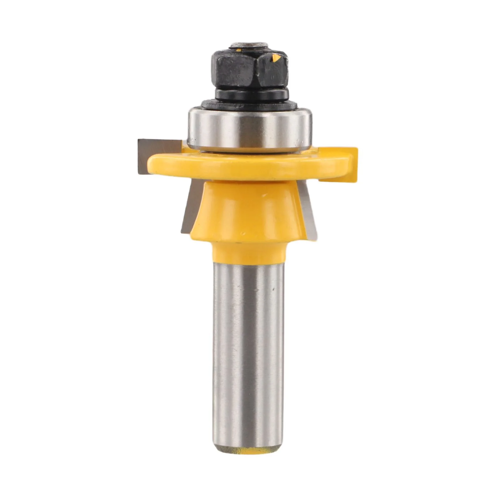 2Pcs T Type Shaker Router Bits 1/4 Inch Shank Carbide Milling Set For Smooth Wooden Door Cabinet Frame Cutting Tools