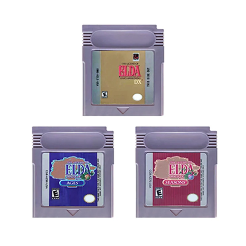 For GBC/GBA/SP Game Cartridge 16 Bit Video Game Console Card Zelad Series Links Awakening Oracle of Seasons Ages