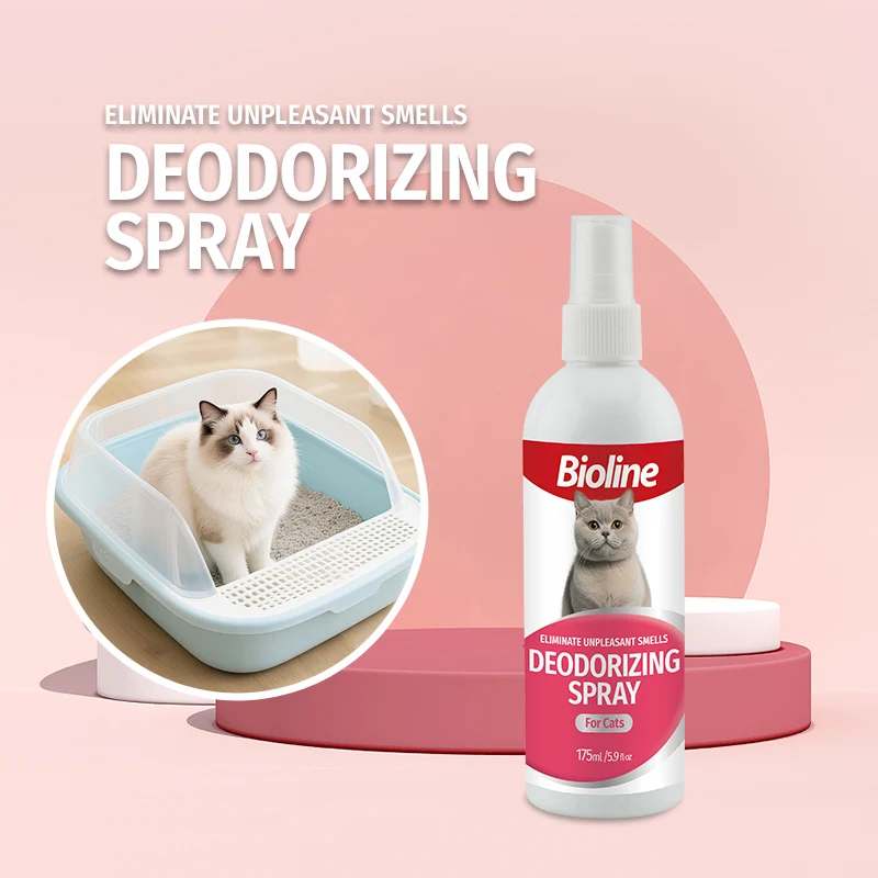 

Deodorizing Spray for Cats Pet Deodorization Spray Effectively Eliminate Odor Cleaning Cat and Dog Beds Daily Maintenance