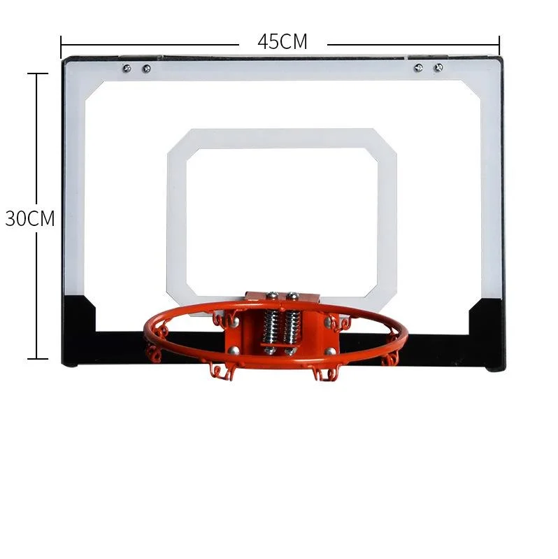 لوحة خلفية كرة سلة داخلية صغيرة مخصصة مع شبكة وطوق للأطفال