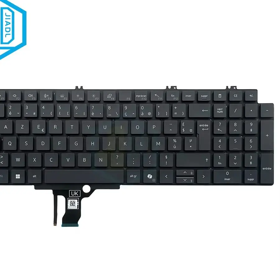 FR GR LA UI UK Laptop Backlit Keyboard For Dell Pro 16 Plus PB16250 PB16255 P135F PC16250 PC16255 0YJCJ4 06JFCM 09NP4C AI Key