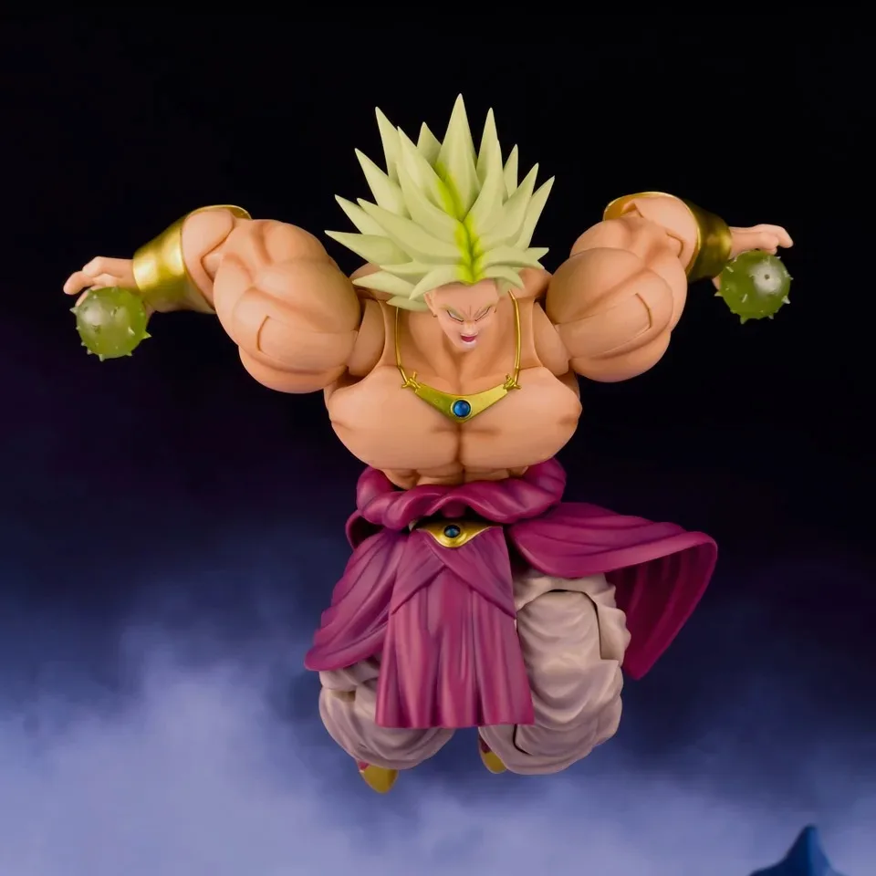 Demoniacal fit shf dragon ball broly aciton figura modelo kit lendário berserker espaço choque figura dbz coletar boneca brinquedos presentes
