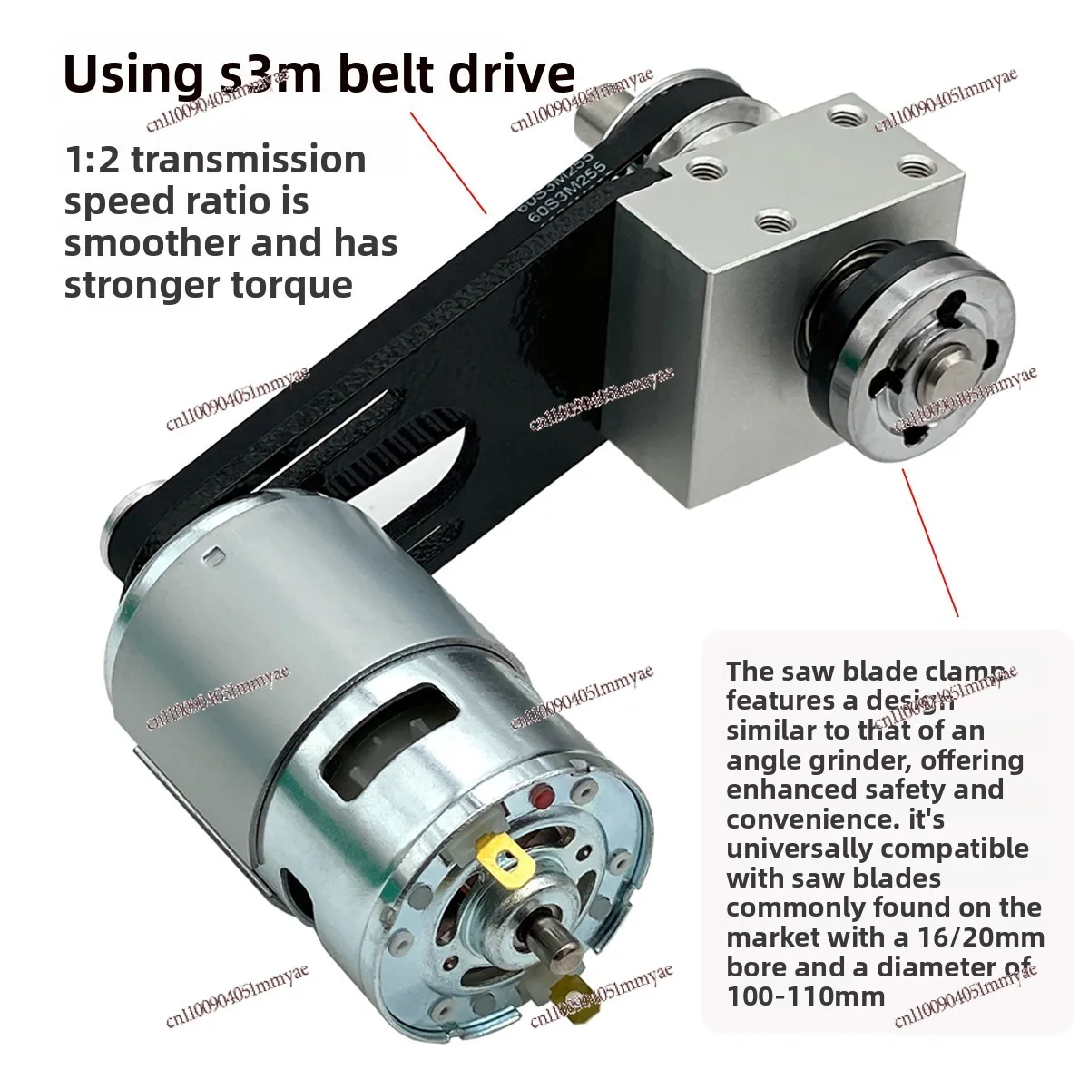 

Small table saw spindle precision unpowered bearing housing DIY micro