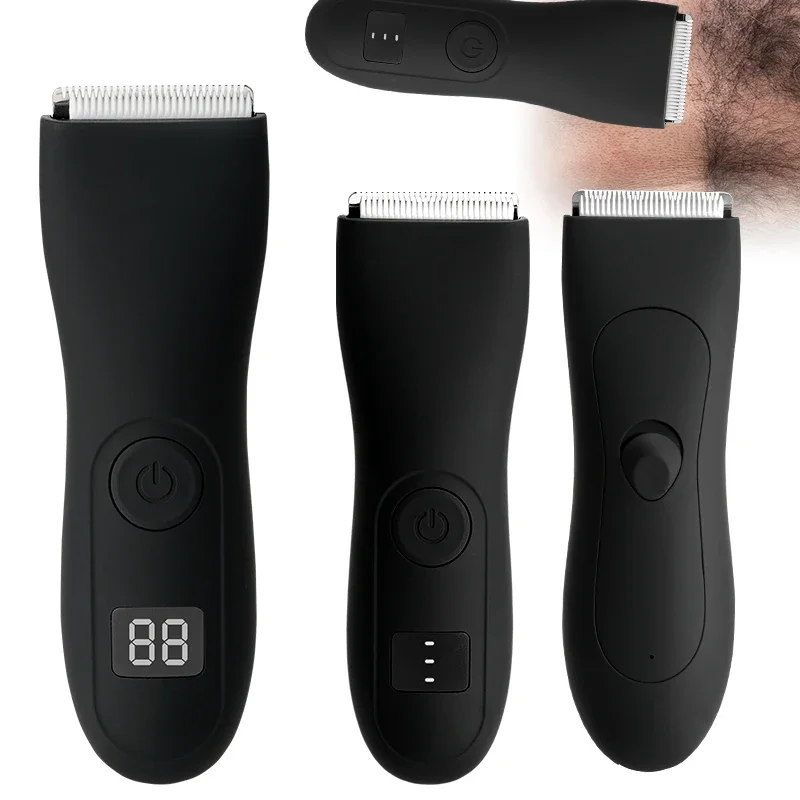 

Men's Body Hair Trimmer for Men Balls Women Lady Shaver Hair Removal Bikini Trimmer Groin & Body Shaver Groomer Arm Beard Razor