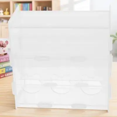 

Automatic Feeder for Rutin Chicken Transparent Acrylic Food Dispenser Spill-Proof Wear Resistant Multi-Use Poultry Parrot