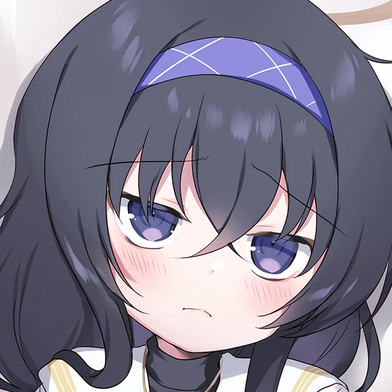 Azul Anime archivo cabras Sexy Dakimakura acogedor japonés funda de almohada regalos de lino BMZP