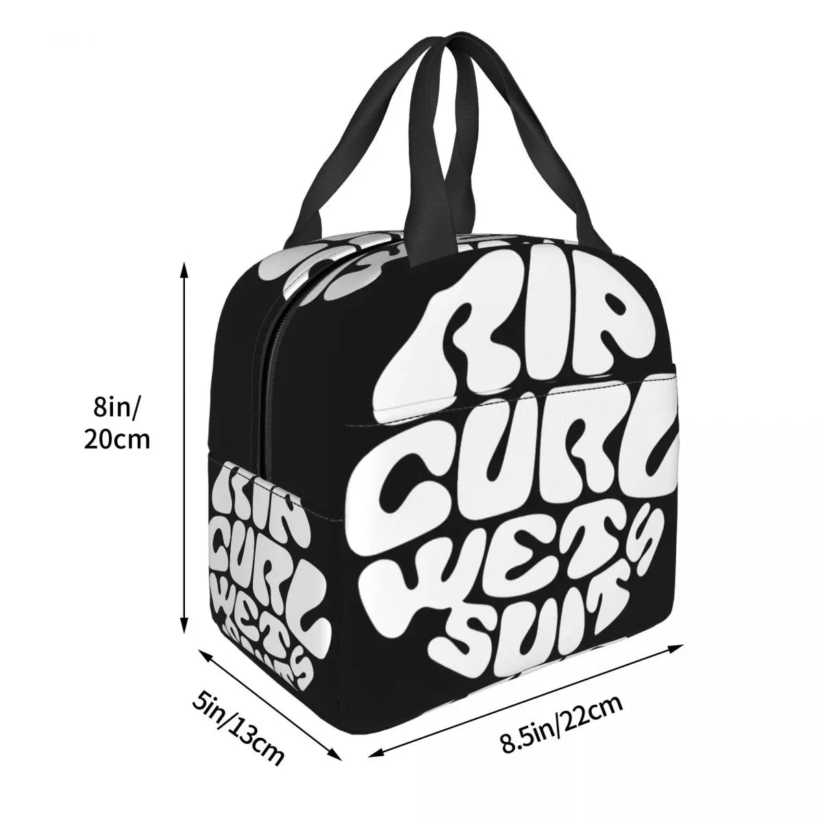 Bolsa de almuerzo Rip Curl Wetty Land Unisex, enfriador portátil, caja de almuerzo aislada, caja Bento de alimentos