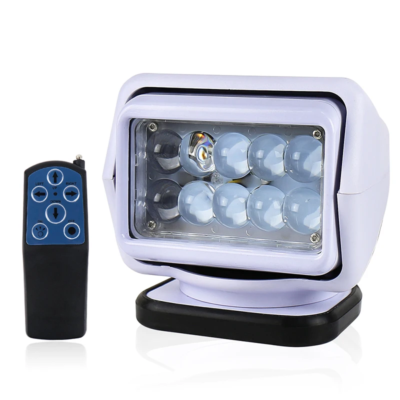 Waterproof 50W Marine Boat Search Light Led Spot Light 12/24V Led Searchlight