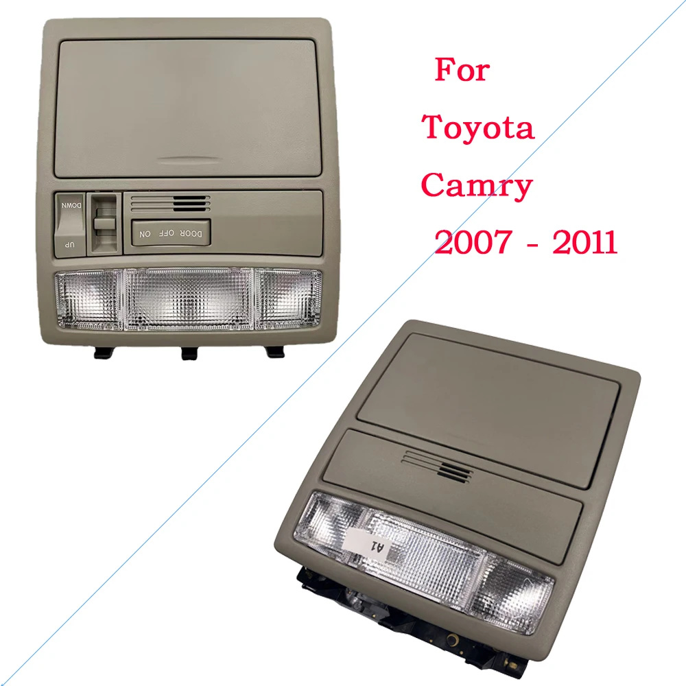 Sunglass Holder Ceiling Reading Light Switch Button Interest Dome Lamp For Toyota Camry 2007 - 2011 SunRoof Roof Lights