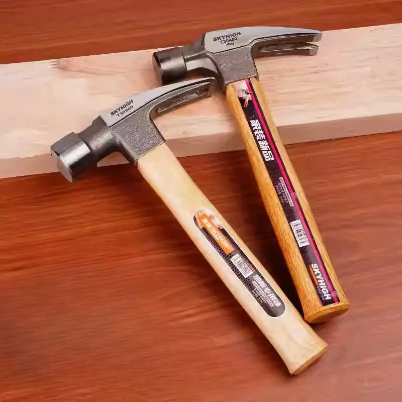 Woodworking Magnetic Claw Hammer Professional Forged Steel Head Hammer Strong Magnetic Nail Holder Flooring Starting Tool