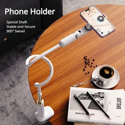 Oatsbasf Bedside Phone Stand Clip Holder 900° Free Rotation Phone Holder Lazy Bracket 10kg Load Bearing Phone Accessories