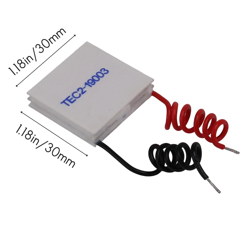 TEC2-19003 Chłodnica termoelektryczna Peltiera 30X30mm 19003 Moduł podwójnych elementów Elektroniczny arkusz chłodzący