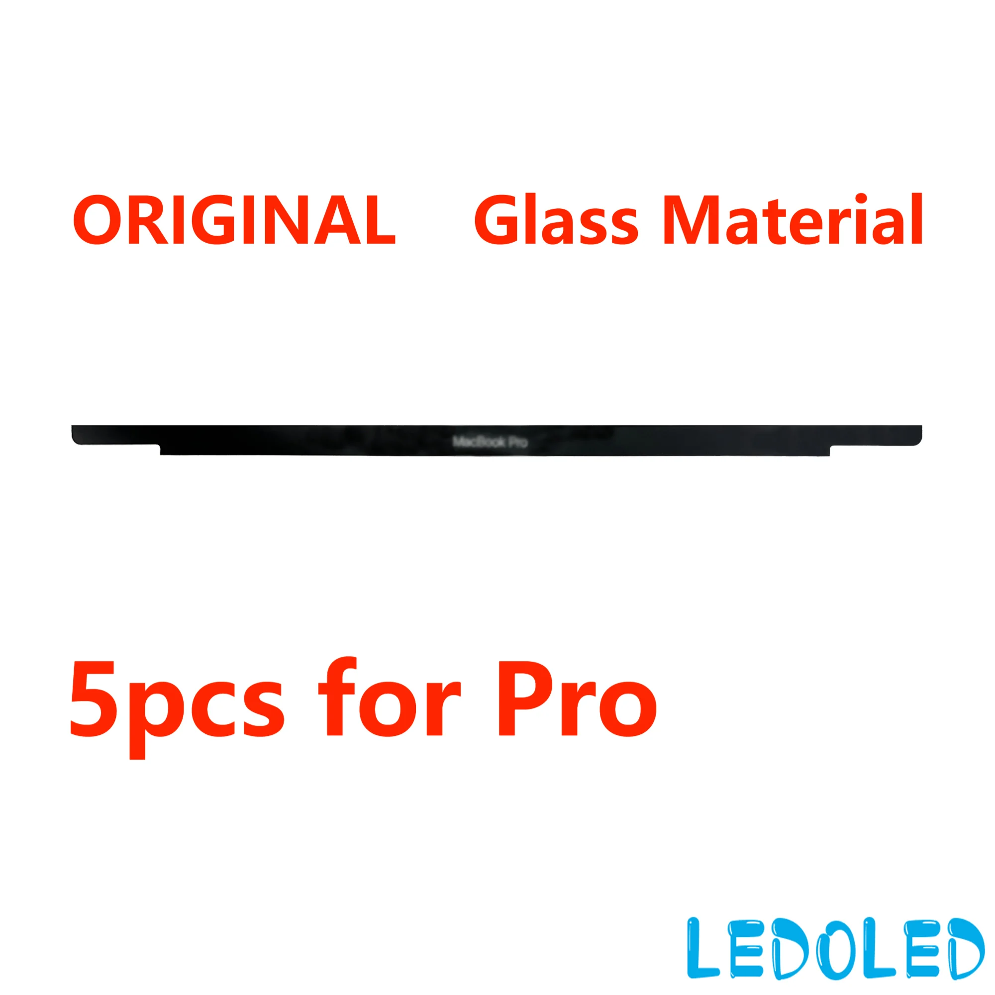 

Brandnew 16'' for Macbook Pro Retian A2141 Original LCD Screen Glass 5pcs Trim Logo Bezel Cover Strips