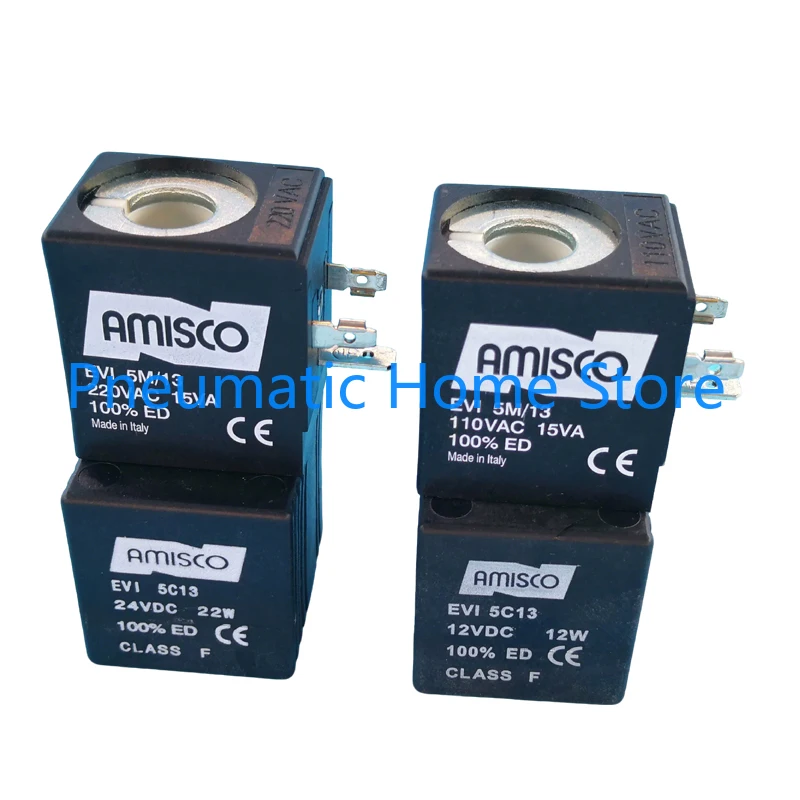 Original AMISCO EVI5M/13 AC220V EVI 5M/13 Solenoid Valve Coil EVI 5C13 DC24V EVI5C13 Inner Aperture：13MM Height：40MM