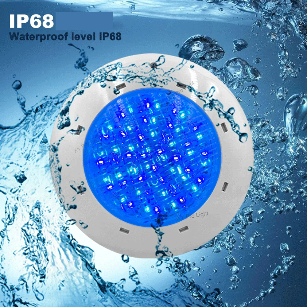 

18W 25W RGB Swimming Pool Led Light AC/DC12V Controller 12W 35W 45W Outdoor Lighting IP68 Waterproof Underwater Lamp Pond Light