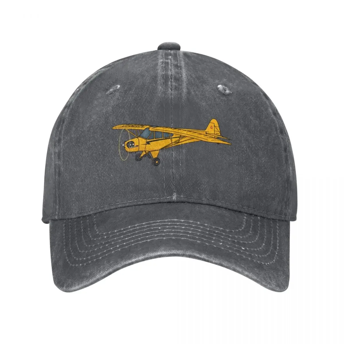 

Piper J-3 Cub Airplane Art Baseball Cap Anime Beach Outing Hat Beach Women's Hats For The Sun Men's