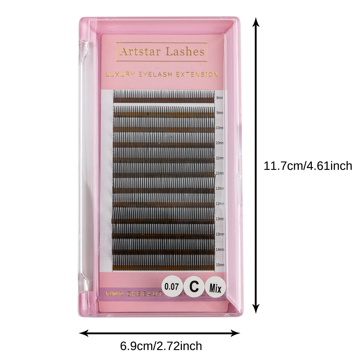 ARTSTAR 5D زهرة جلدة ث نمط المسامير رمش ملحقات J B C D حليقة 8-15 مللي متر الأسود الطبيعي سهلة المشجعين رموش تكثيف مسبقة الصنع