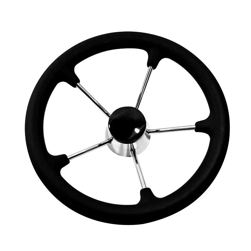 

Nylon foam steering wheel, stainless steel steering wheel with grips