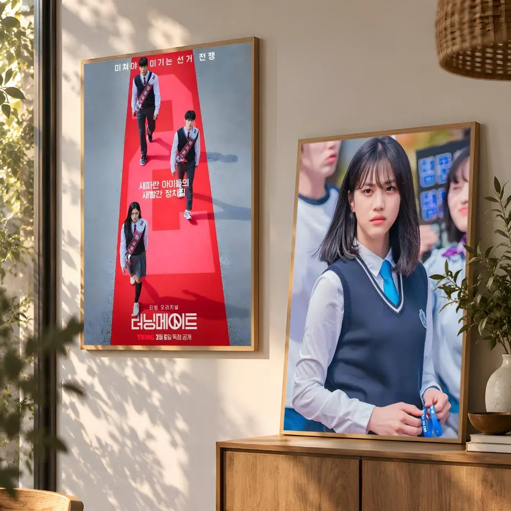 Hot Kdrama I Am A Running Mate Poster Wall Art Home Decor Living Room Bedroom Office Dorm Apartment Gift