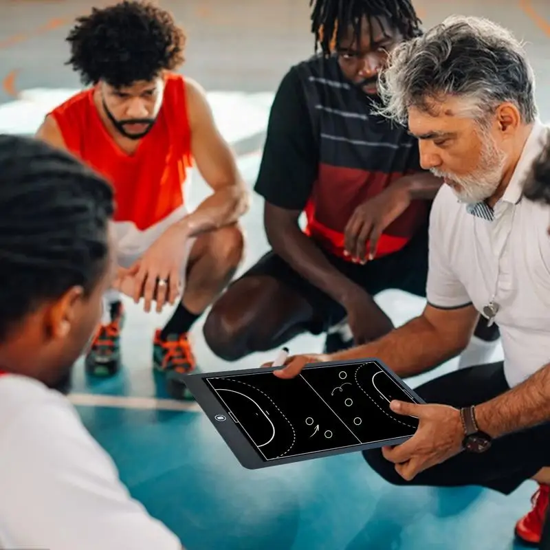 Imagem -02 - Tablet de Escrita Lcd para Adultos 16 Polegadas Placa Tática de Futebol Basquete Treinadores de Futebol Prancheta Estratégia Lcd