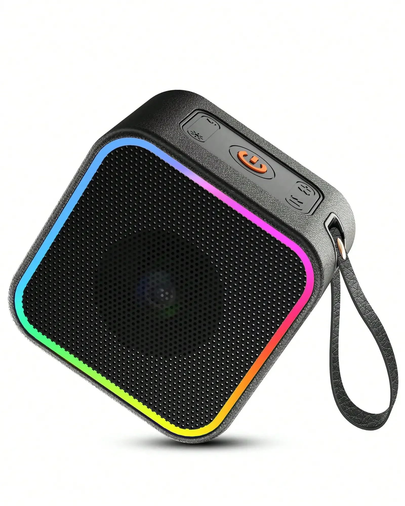 

Perfect gift,Bluetooth Speaker With Deep Bass, Music Box Bluetooth H 5.3 With Dual Speaker, 10H Battery, Portable Box Hands-Free Calling, RGB Light, Bluetooth Speaker IPX6 Waterproof For Party, Outdoor,Perfect gift