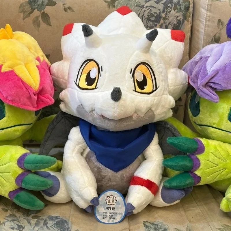 40cm Digimon Cute Gammamon Plush Doll Anime Stuffed Doll  Cartoon 40cm Plush Toy Pillow Home Decor Collection Birthday Gift