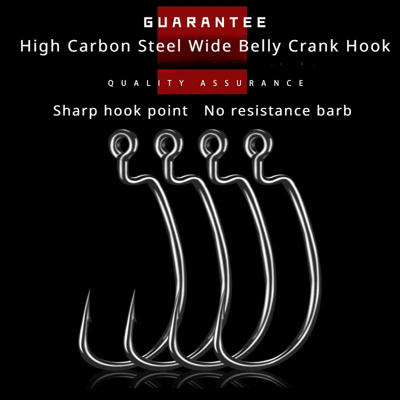 5 Pcs Crankbait Hooks Set Tied Texas Tackle Set Bullet Leader Line Set Pin Bass White Striper Hidden Spot Line Set  Fishing Hook