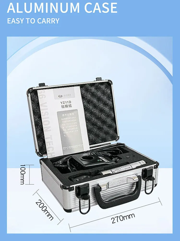 Desktop Rechargeable Streak Retinoscope YZ11D With Charger Retinoscopy diagnostic set