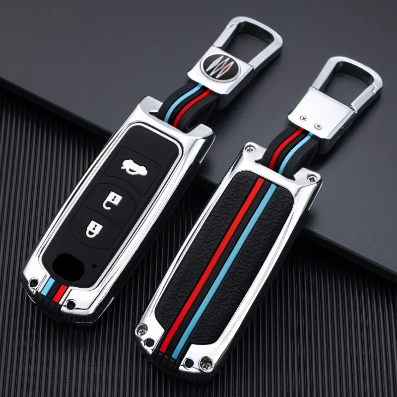 Car Key Case Cover Key Bag For mazda 2 3 5 6 gh gj cx3 cx5 cx9 cx-5 cx 2025 Accessories Holder Shell Protect Set Car-Styling