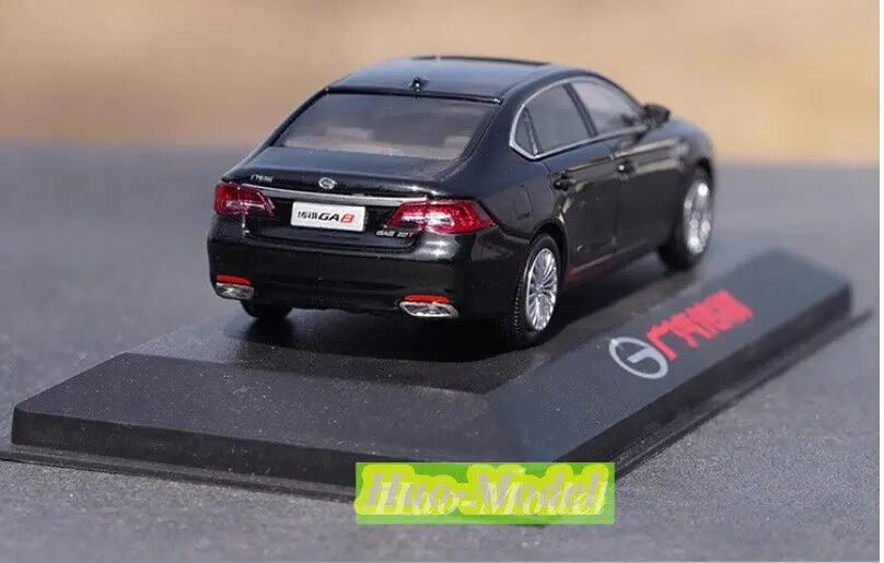 Литой металлический автомобиль 1:43 для GA8 Trumpchi из сплава, игрушки для мальчиков, подарки на день рождения, хобби, демонстрация, коллекционные украшения, черный