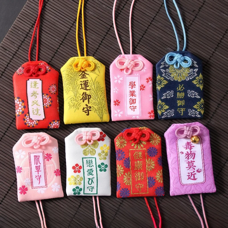 Vielseitige neue Omamori-Glücksbringer für Reichtum, Schönheit, Gesundheit und Sicherheit – Transparenter Talisman-Anhänger als Schlüsselanhänger, Paar-Geschenk – Detail 4