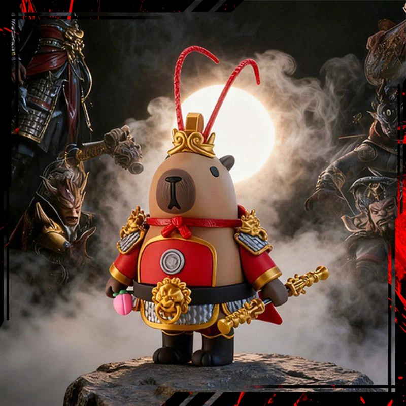 

В наличии: 3D-печатная магнитная фигурка Капибара-Король Обезьян, настольное украшение, креативный коллекционный подарок для декора дома и офиса