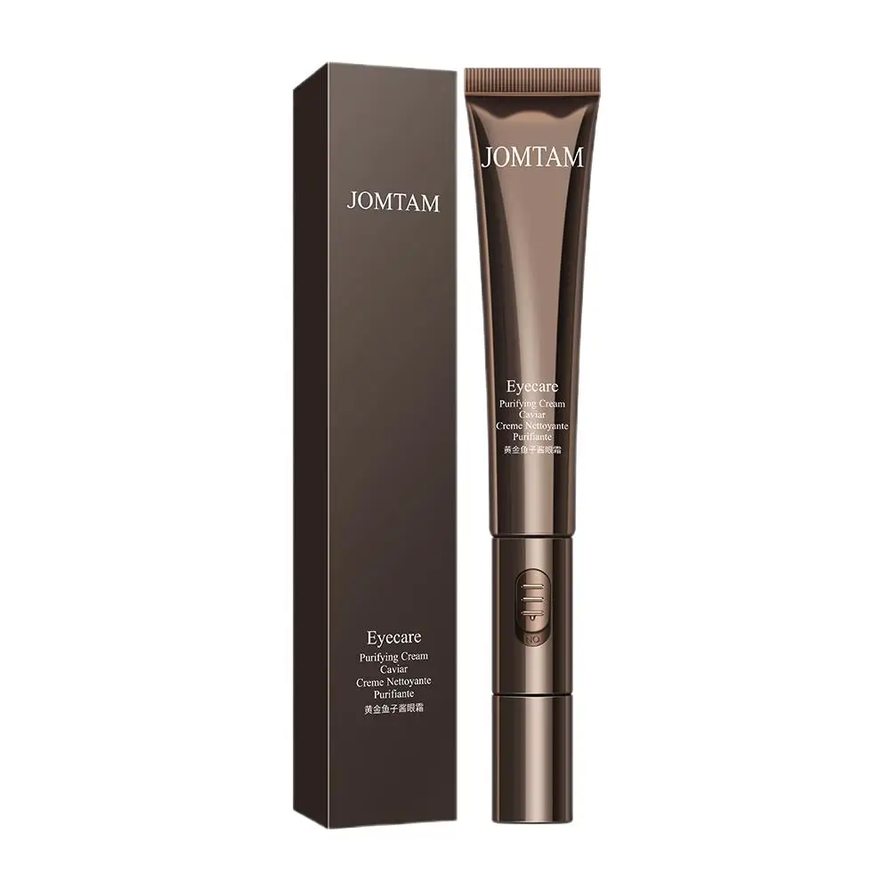 Purifying Caviar Nettoyante Eyes Creams Vibration Massage Anti Aging Wrinkle Remove Dark Circles Eye Cream With Roller Ball