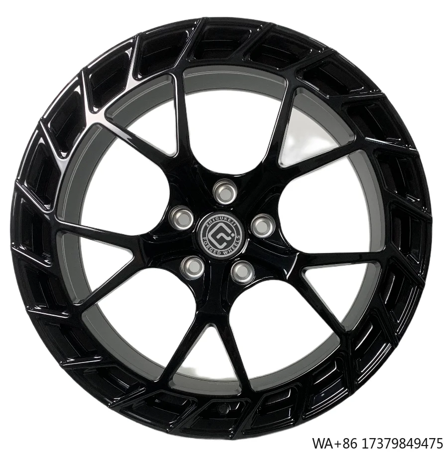 

Factory Direct Custom Forged Wheels Size 16 17 18 19 20 21 22 Inch PCD 5x114.3 Forged Aluminum Wheels Bright Black Full Paint