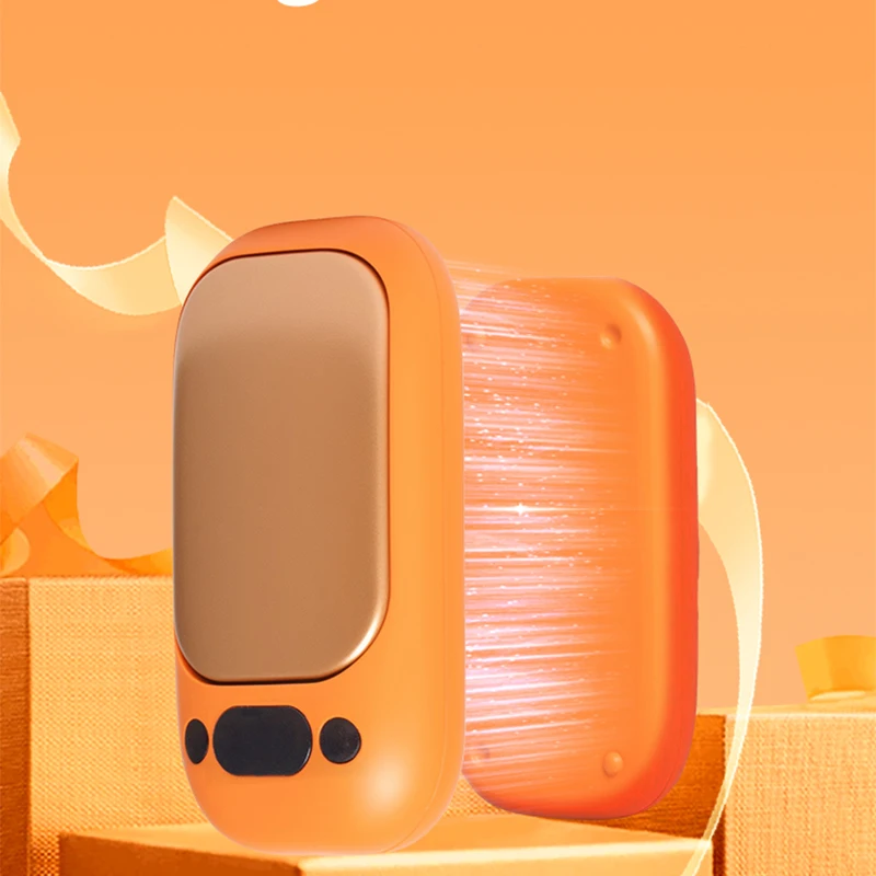 Magnetic Hand Warmer Rechargeable - 4 Colors (Orange/Pink/White/Black) Fast Heating 2-in-1 Pocket Heater for Winter Outdoor