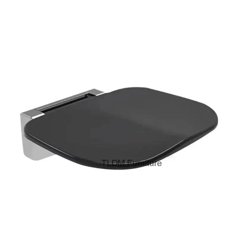 Folding Bath Chair Plastic Wall-mounted Shower Seats Nordic Porch Shoe Changing Stool Home Barrier-free Toilet Bathroom Chair L