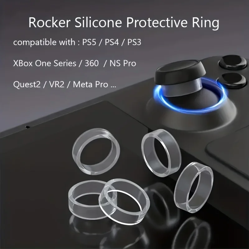 Silikon-Joystick-Abdeckung für PS5/Xbox/Switch Pro/Steam Deck/ROG Ally, rutschfester Daumengriffschutz, 8BitDo Controller